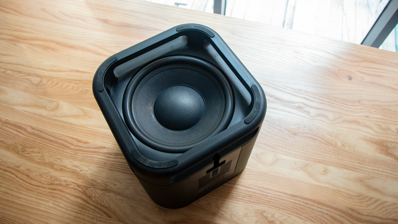 The bottom view of the new Roku Subwoofer